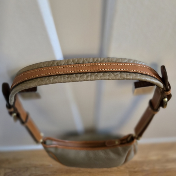 Dooney & Bourke Taupe and Tan Shoulder Bag - Picture 6 of 10